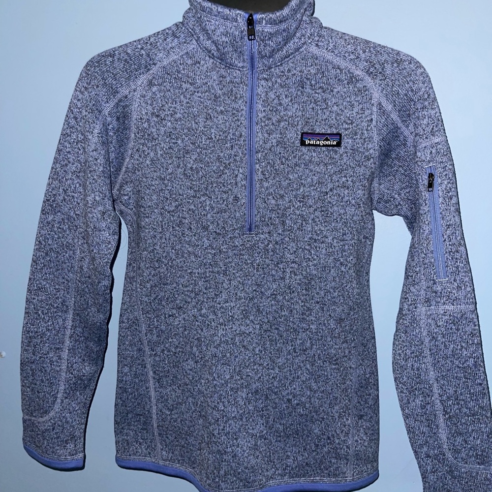 Patagonia Women's 1/4 Zip-Up in Blue